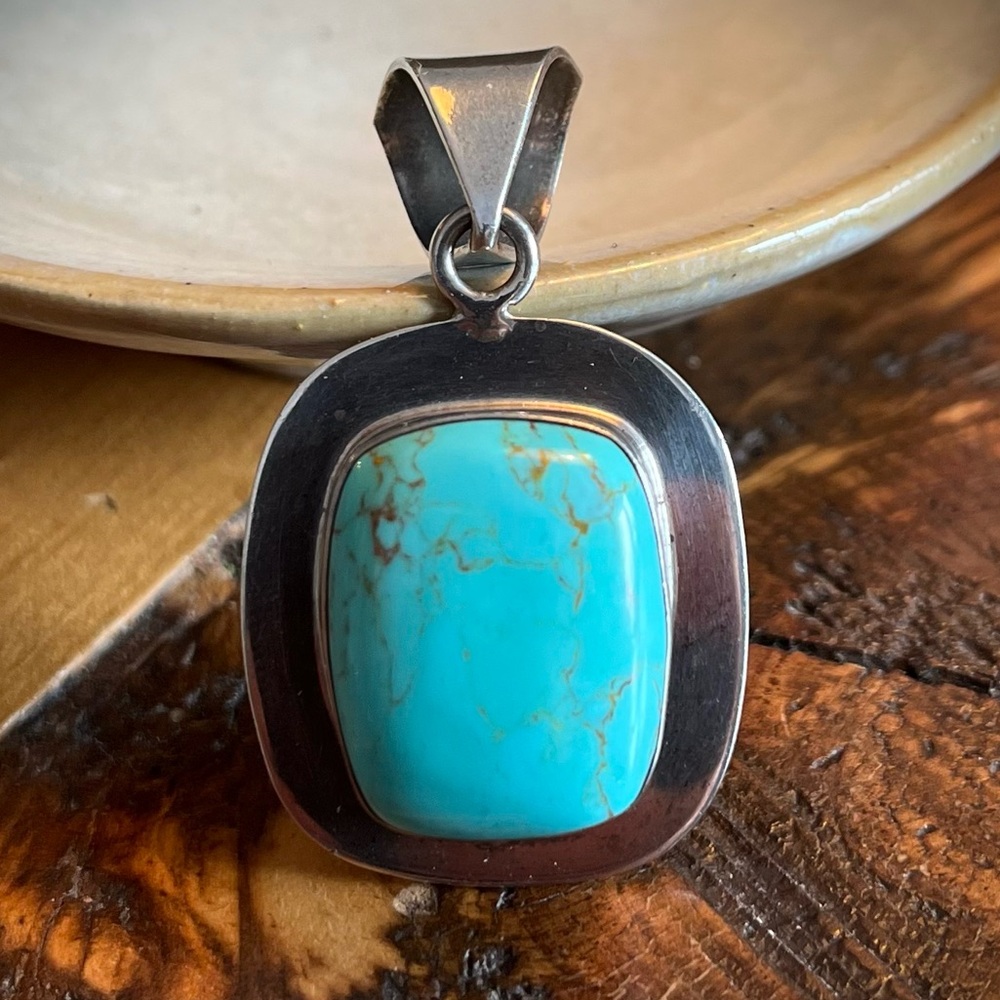 Silver & Turquoise Pendant